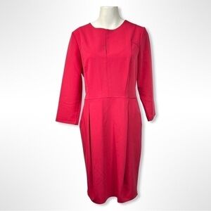 Nife Pink Long Sleeve Dress